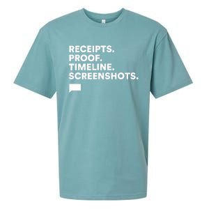 Receipts Proof Timeline Screenshots Sueded Cloud Jersey T-Shirt