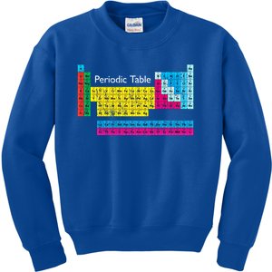 Retro Periodic Table Of Elets Cute Gift Kids Sweatshirt