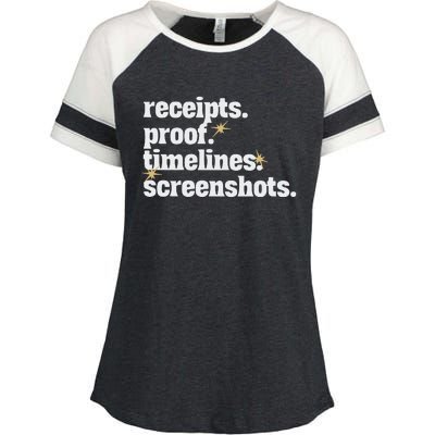 Receipts Proof Timeline Screenshots Enza Ladies Jersey Colorblock Tee