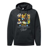 RIP Pele Thank You For The Memories Performance Fleece Hoodie