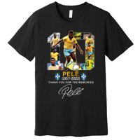 RIP Pele Thank You For The Memories Premium T-Shirt