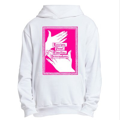 Receipts Proof Timeline Screenshots Funny Urban Pullover Hoodie