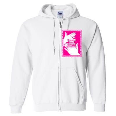 Receipts Proof Timeline Screenshots Funny Full Zip Hoodie