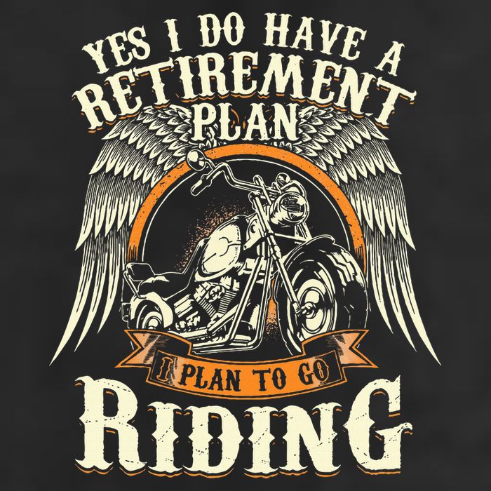 Retirement Plan To Go Riding Gift Motorcycle Riders Biker Beanie