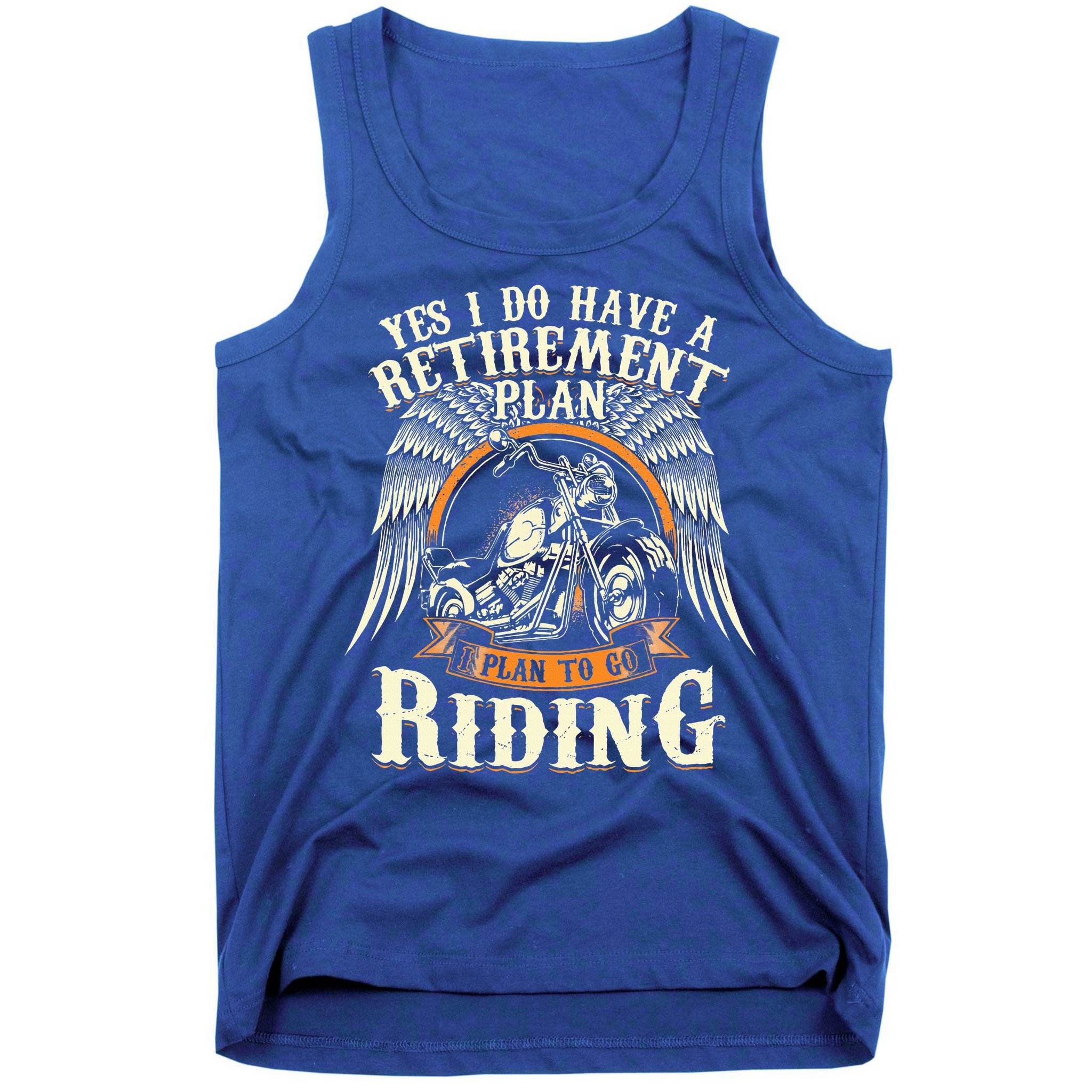 Retirement Plan To Go Riding Gift Motorcycle Riders Biker Tank Top
