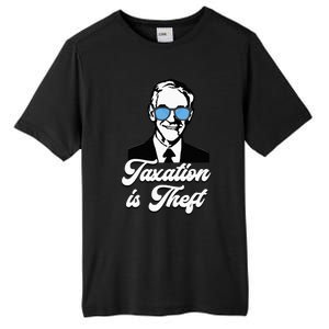 Ron Paul Taxation Is Theft Libertarian Ancap Freedom Liberty Tall Fusion ChromaSoft Performance T-Shirt