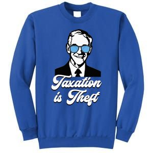 Ron Paul Taxation Is Theft Libertarian Ancap Freedom Liberty Sweatshirt