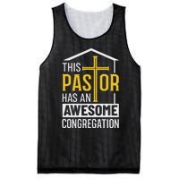 Religious Person This Pastor Has An Awesome Congregation Mesh Reversible Basketball Jersey Tank