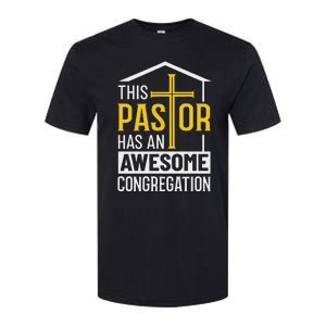 Religious Person This Pastor Has An Awesome Congregation Softstyle CVC T-Shirt