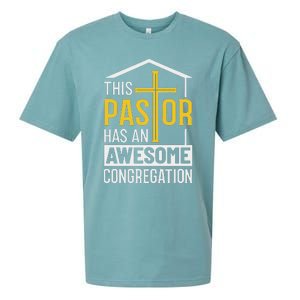 Religious Person This Pastor Has An Awesome Congregation Sueded Cloud Jersey T-Shirt