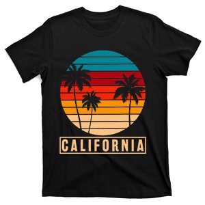 Retro Palm Trees Summer California T-Shirt