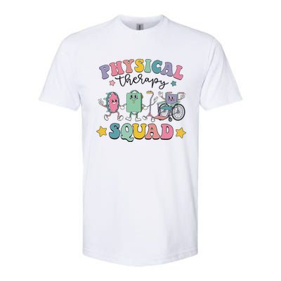 Retro Physical Therapy PT Squad Pediatric Physical Therapist Softstyle CVC T-Shirt