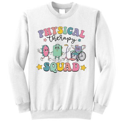 Retro Physical Therapy PT Squad Pediatric Physical Therapist Sweatshirt