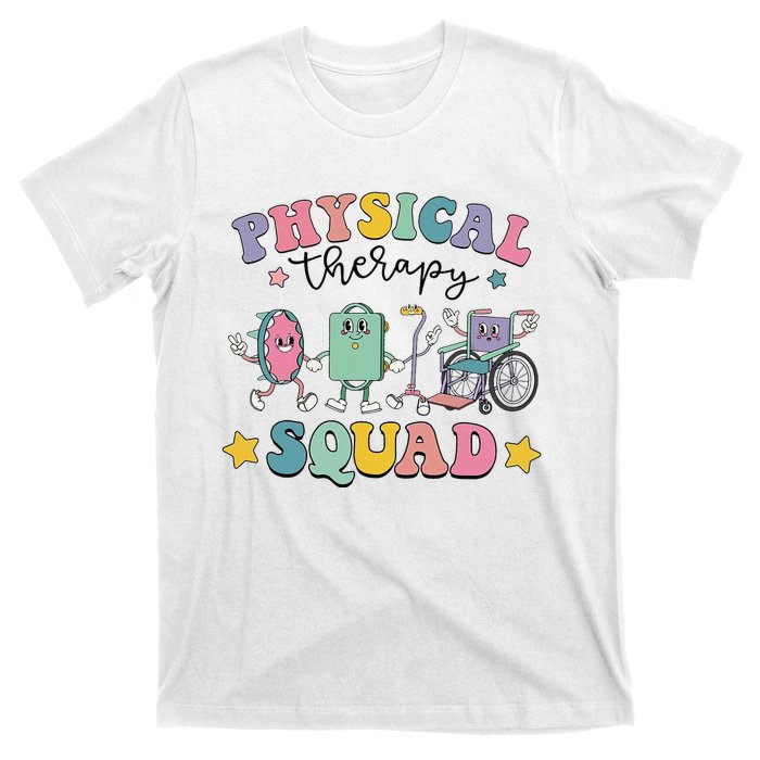 Retro Physical Therapy PT Squad Pediatric Physical Therapist T-Shirt