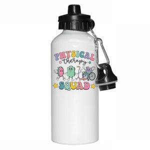 Retro Physical Therapy PT Squad Pediatric Physical Therapist Aluminum Water Bottle 