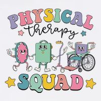 Retro Physical Therapy PT Squad Pediatric Physical Therapist Sustainable Bucket Hat
