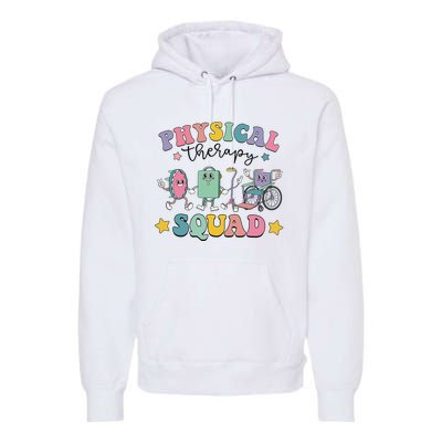 Retro Physical Therapy PT Squad Pediatric Physical Therapist Premium Hoodie