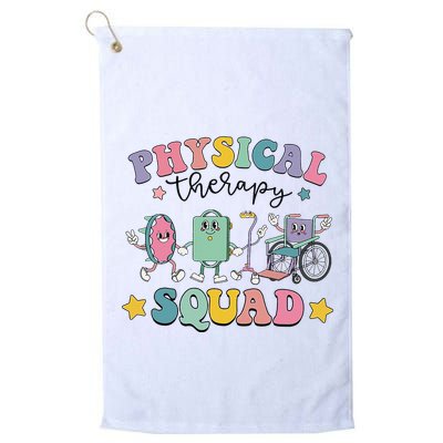 Retro Physical Therapy PT Squad Pediatric Physical Therapist Golf Towel