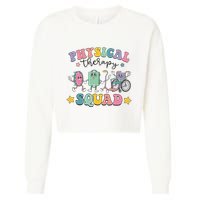 Retro Physical Therapy PT Squad Pediatric Physical Therapist Cropped Pullover Crew