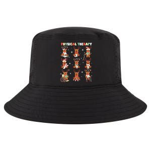 Reindeer Physical Therapy Pt Physical Therapist Christmas Cool Comfort Performance Bucket Hat