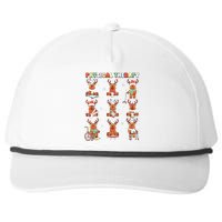 Reindeer Physical Therapy Pt Physical Therapist Christmas Snapback Five-Panel Rope Hat