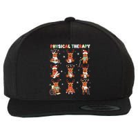 Reindeer Physical Therapy Pt Physical Therapist Christmas Wool Snapback Cap