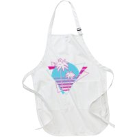 Retro Palm Tree Tropical Sunset Apron