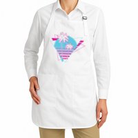 Retro Palm Tree Tropical Sunset Apron