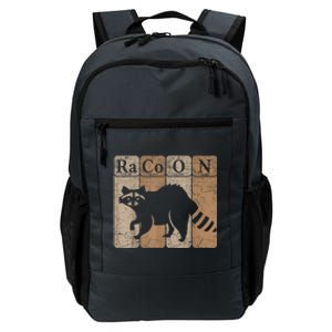 Racoon Periodic Table Chemistry Elements Funny Raccoon Lover Daily Commute Backpack