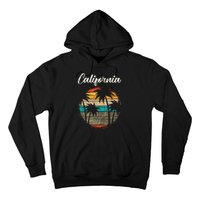 Retro Palm Trees California Hoodie