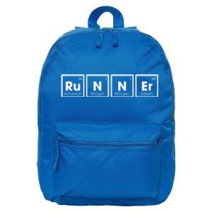 Runner Periodic Table Funny Running Runners Marathon Gift 16 in Basic Backpack