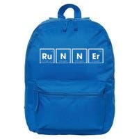 Runner Periodic Table Funny Running Runners Marathon Gift 16 in Basic Backpack