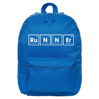 Runner Periodic Table Funny Running Runners Marathon Gift 16 in Basic Backpack