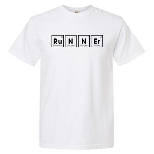 Runner Periodic Table Funny Running Runners Marathon Gift Garment-Dyed Heavyweight T-Shirt