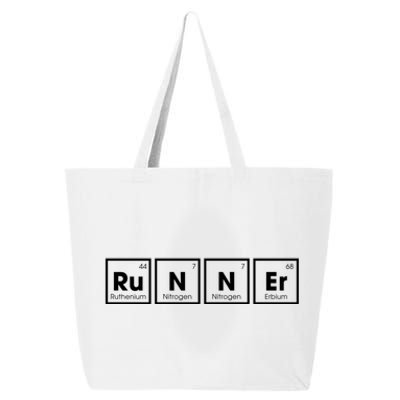 Runner Periodic Table Funny Running Runners Marathon Gift 25L Jumbo Tote