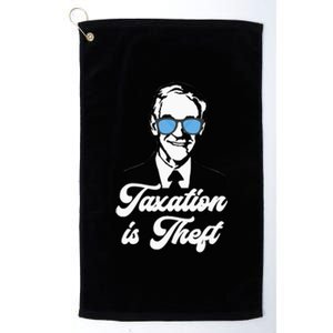 Ron Paul Taxation Is Theft Libertarian Ancap Freedom Liberty Platinum Collection Golf Towel