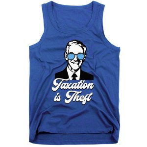 Ron Paul Taxation Is Theft Libertarian Ancap Freedom Liberty Tank Top