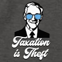 Ron Paul Taxation Is Theft Libertarian Ancap Freedom Liberty Vector Backpack