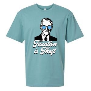 Ron Paul Taxation Is Theft Libertarian Ancap Freedom Liberty Sueded Cloud Jersey T-Shirt