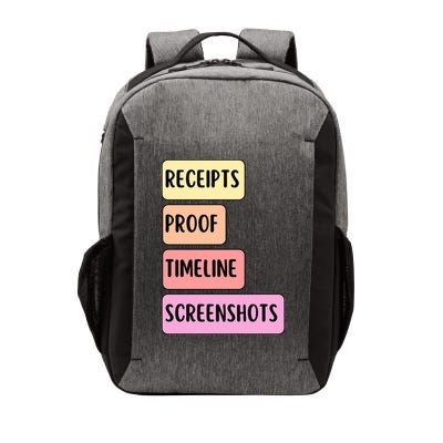 Receipts Proof Timeline Screenshots Vector Backpack
