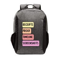 Receipts Proof Timeline Screenshots Vector Backpack