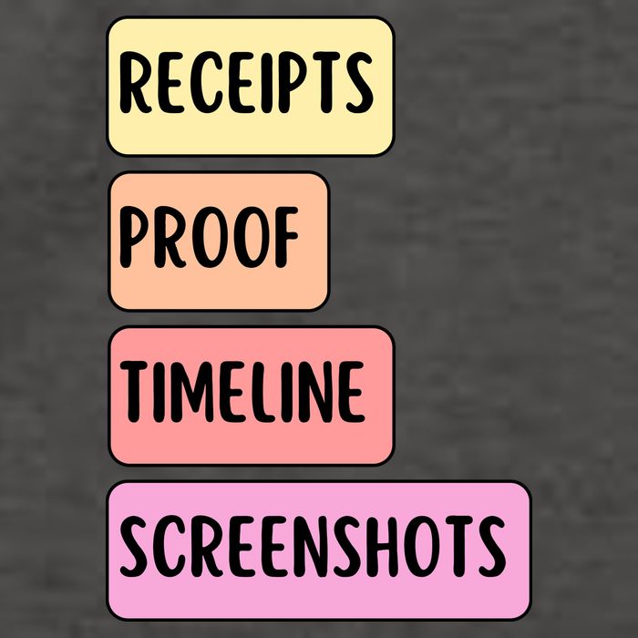 Receipts Proof Timeline Screenshots Vector Backpack