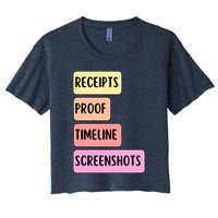 Receipts Proof Timeline Screenshots Crop Top