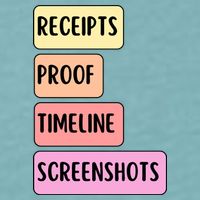 Receipts Proof Timeline Screenshots Sueded Cloud Jersey T-Shirt