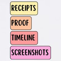 Receipts Proof Timeline Screenshots Garment-Dyed Sweatshirt