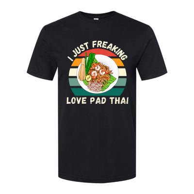 Retro Pad Thai I Just Freaking Love Pad Thai Food Lover Softstyle® CVC T-Shirt