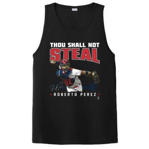 Roberto Perez Thou Shall Not Steal Funny Gift PosiCharge Competitor Tank