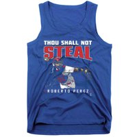 Roberto Perez Thou Shall Not Steal Funny Gift Tank Top