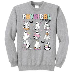 Retro Physical Therapy Halloween Ghosts Spooky PT Sweatshirt