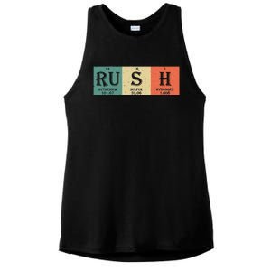 Rush Periodic Table Elements Rush Chemistry Studentfan Gift Ladies PosiCharge Tri-Blend Wicking Tank